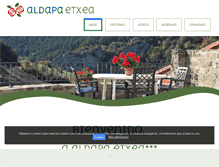 Tablet Screenshot of aldapaetxea.com